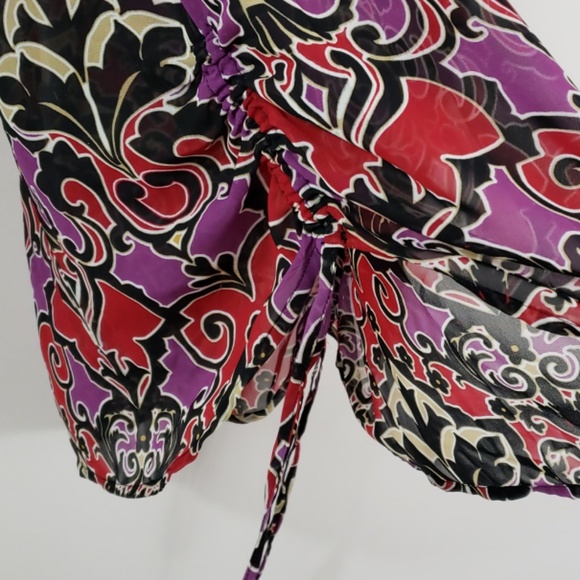 Colorful Sheer Tunic - Picture 7 of 8